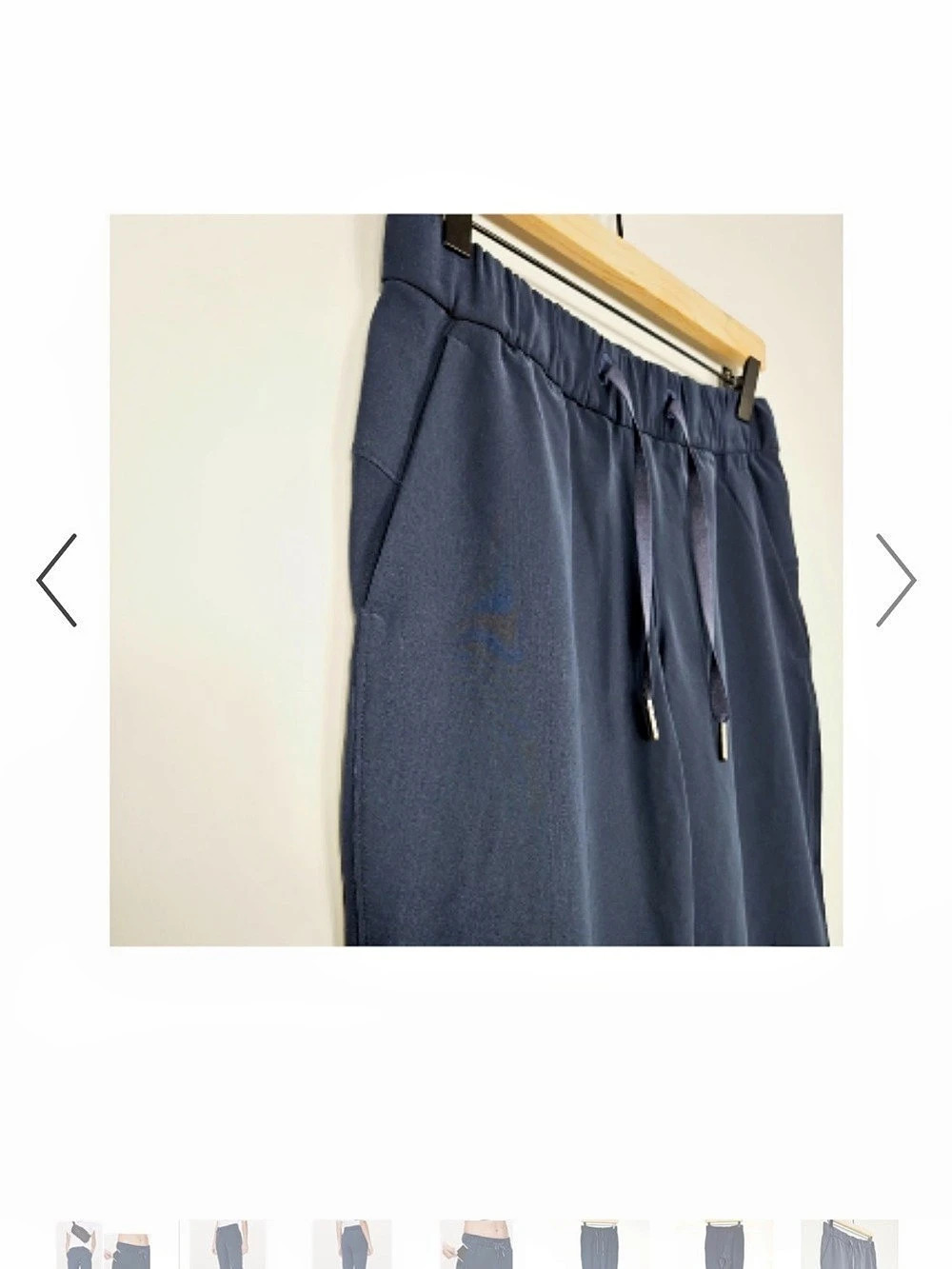 NWOT Lululemon On The Fly Pants Navy Blur Sz 10 M/L - Picture 9 of 12